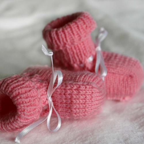 Anleitung zum Babyschuhe stricken