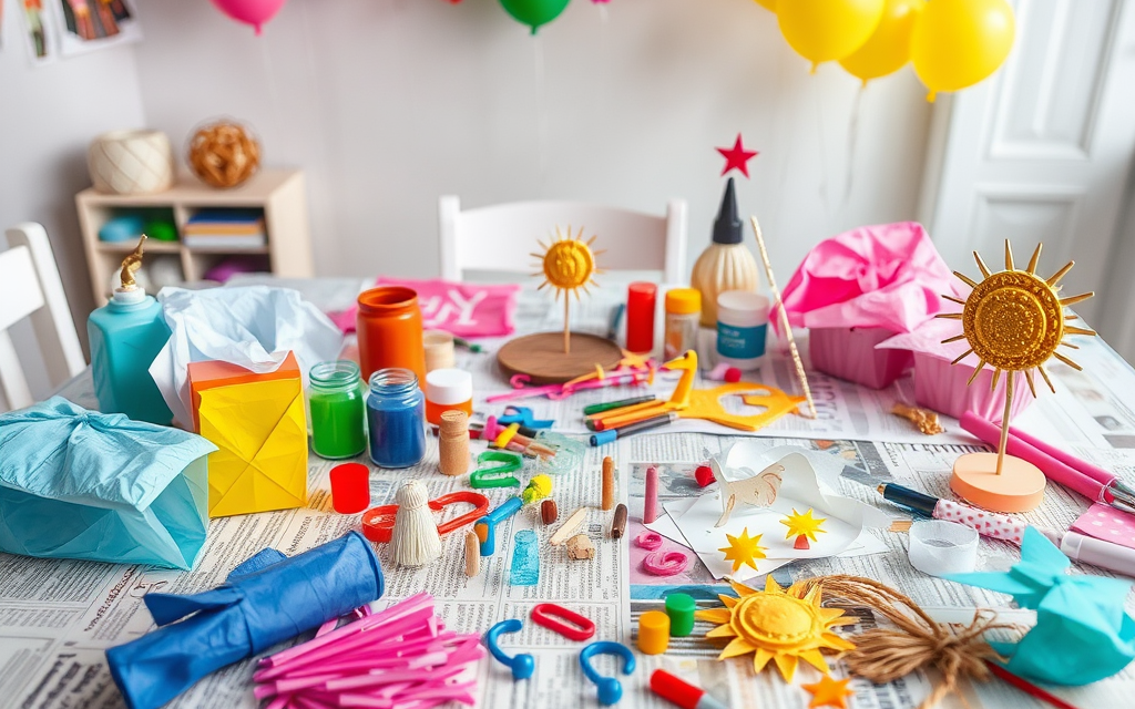 Bastelideen für den Kindergeburtstag: Kreative DIY-Projekte, die die Kinder begeistern werden