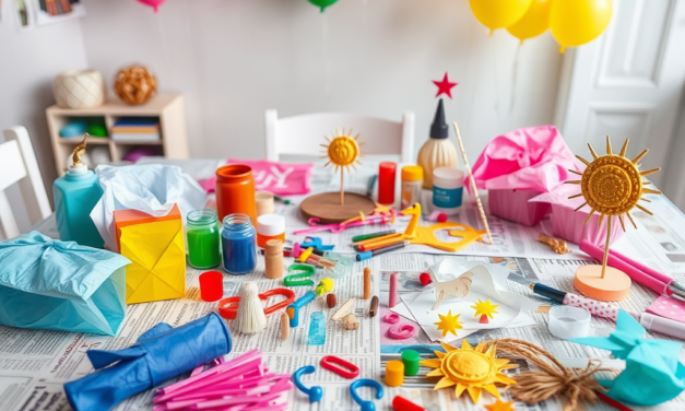 Bastelideen für den Kindergeburtstag: Kreative DIY-Projekte, die die Kinder begeistern werden