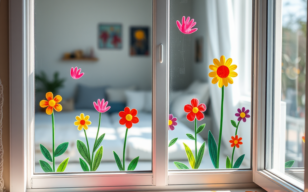 Bunte Fensterbilder zu Ostern: Kreativer Bastelspaß für die ganze Familie