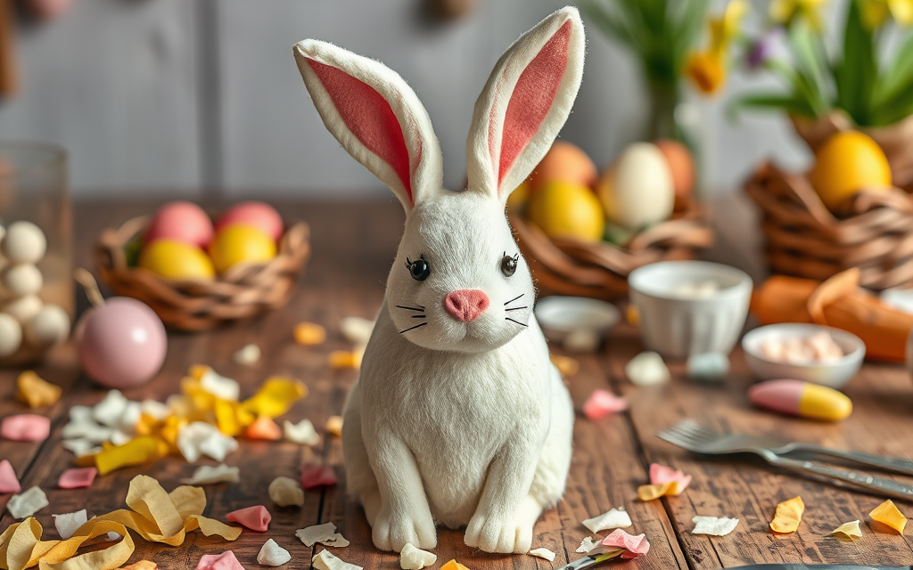 DIY Osterhase aus Filz: Kreative Bastelanleitung für ein süßes Osterprojekt