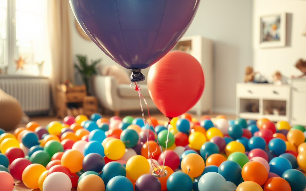 Flieg, flieg, flieg…: Kreative Spielideen mit Luftballons zur Förderung der Motorik bei Kleinkindern