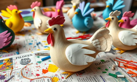 Fröhliche Bastelstunde mit Papiermaché: Entzückende Osterküken selbst gestalten