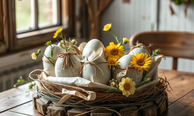 Kreative Osternest-Ideen aus recyceltem Material: Nachhaltig und bunt!
